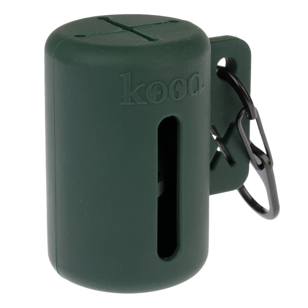 Dispensador de sacos higiénicos para cães kooa - Inclui 1 rolo de sacos para dejetos