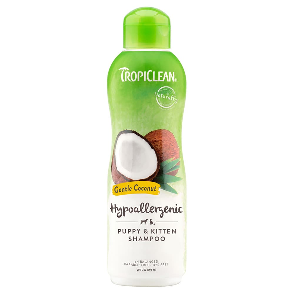 TropiClean Champô hipoalergénico para animais de estimação - 355 ml