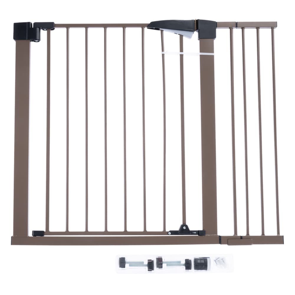 Barreira de proteção para cães TIAKI com porta lateral - Altura 78 cm, largura 77 a 103 cm