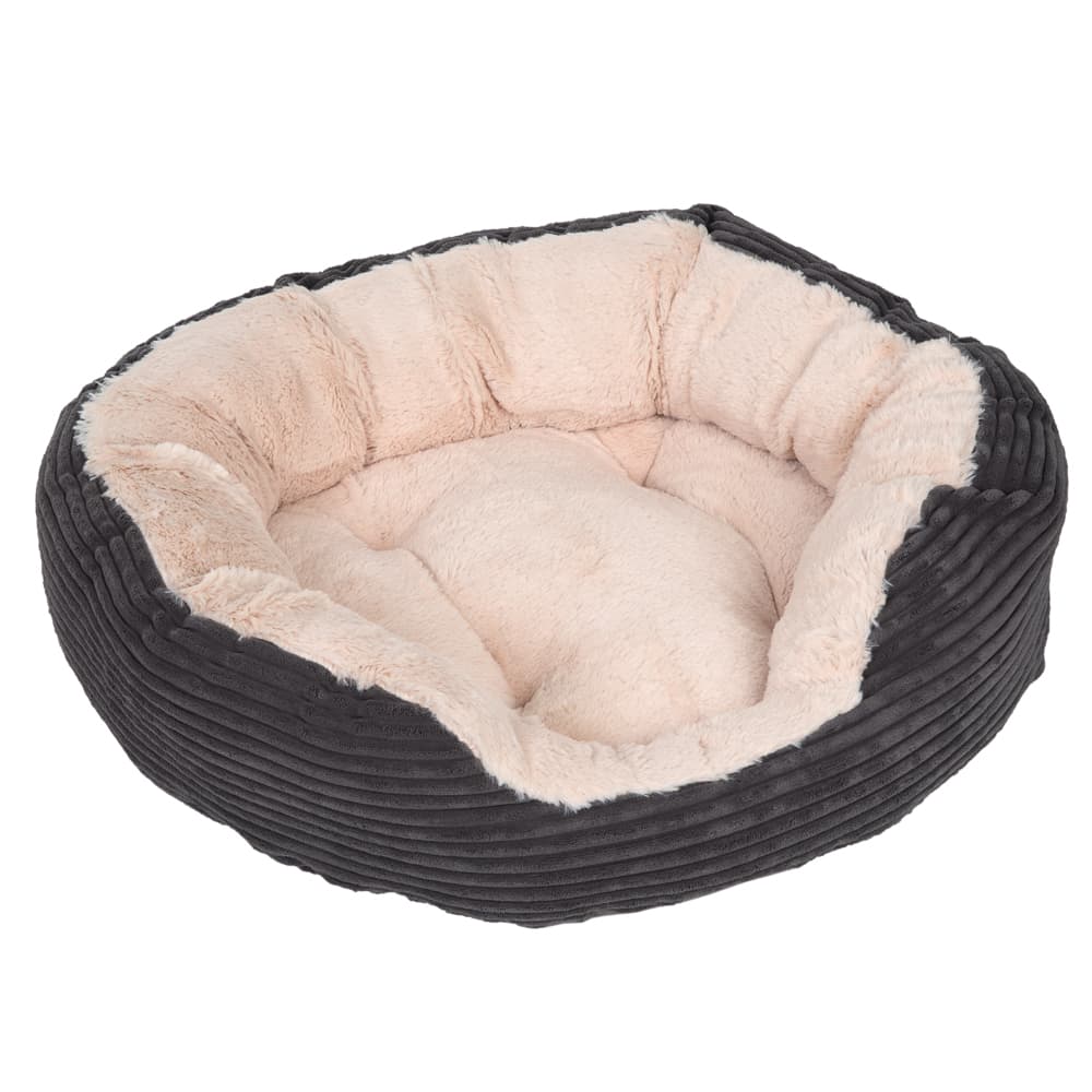 Cama Cozy Cord para cães e gatos - S: C 51 cm x L 43 cm x A 15 cm