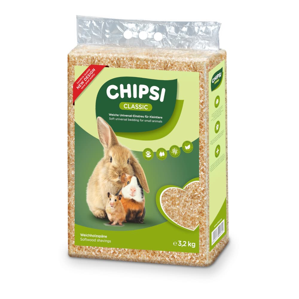 Cama para animais domésticos Chipsi Classic - 20 kg