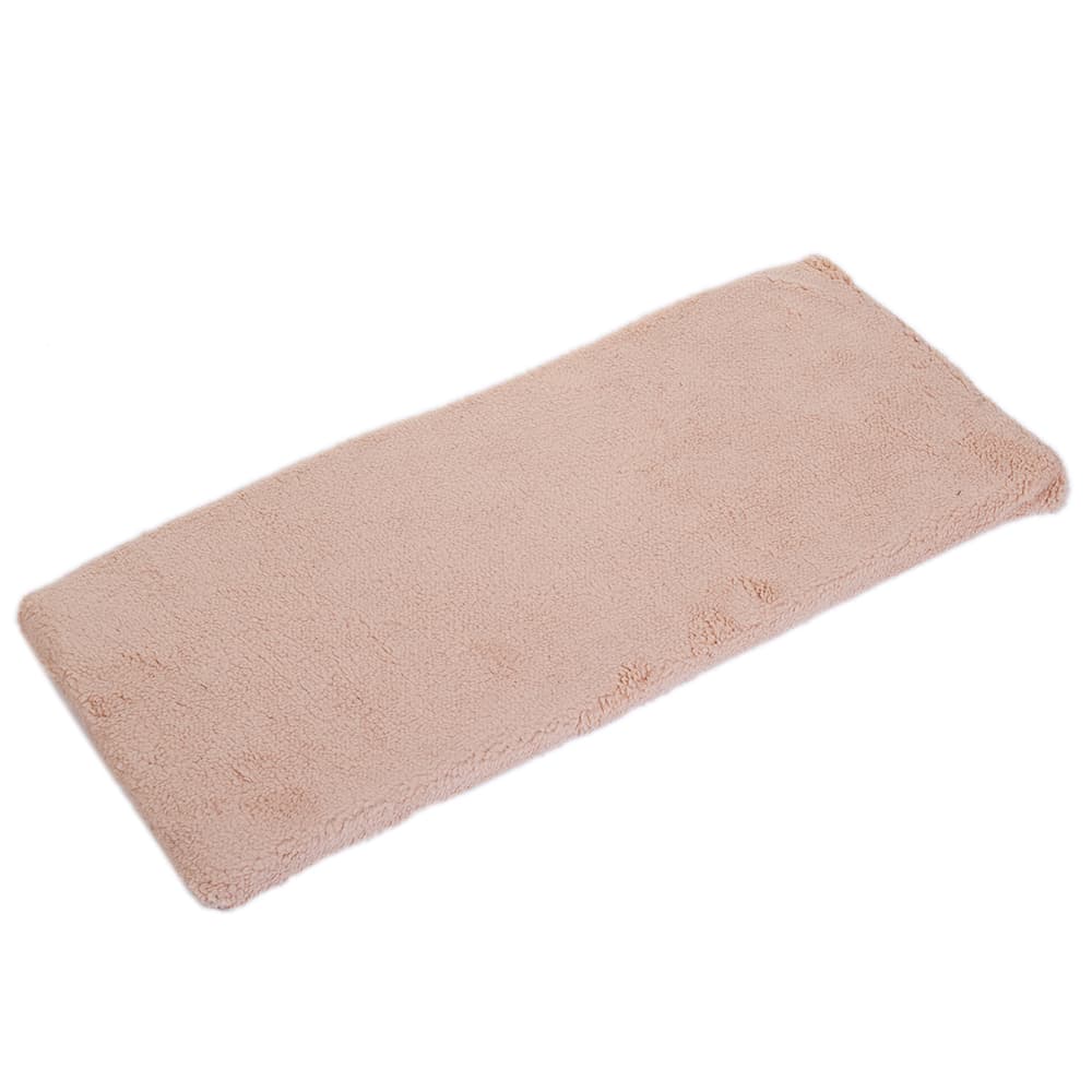Tapete de parapeito em peluche  - C 62 cm x L 26 cm x A 2 cm