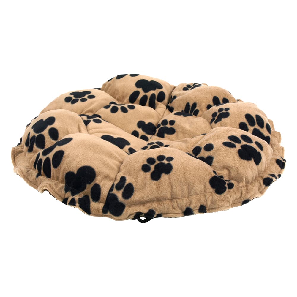 Cama Branca Two in One para gatos e cães - Diâmetro 83 cm (posição plana)