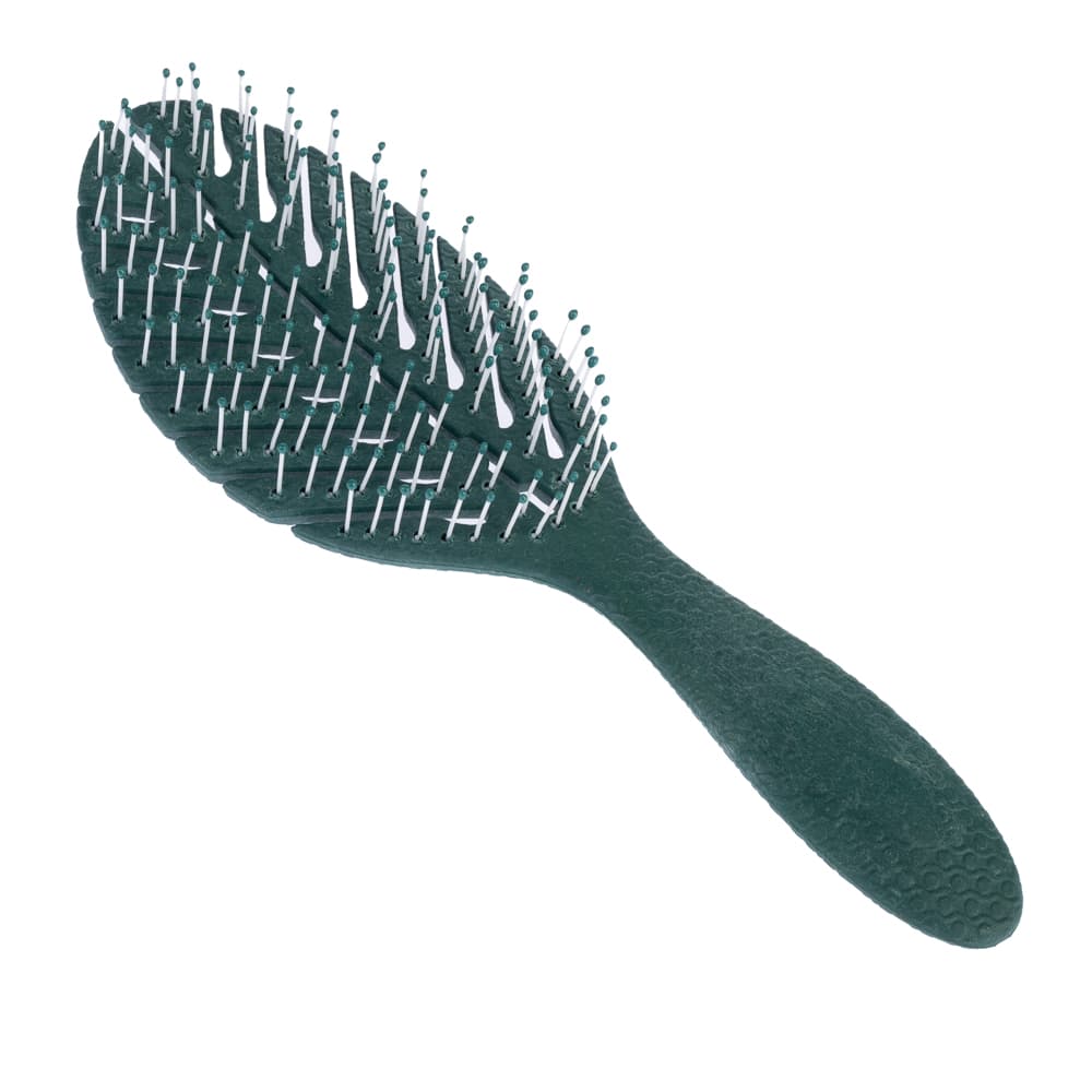 Escova para desembaraçar de palha de trigo kooa - C 23 x L 7 x A 4 cm