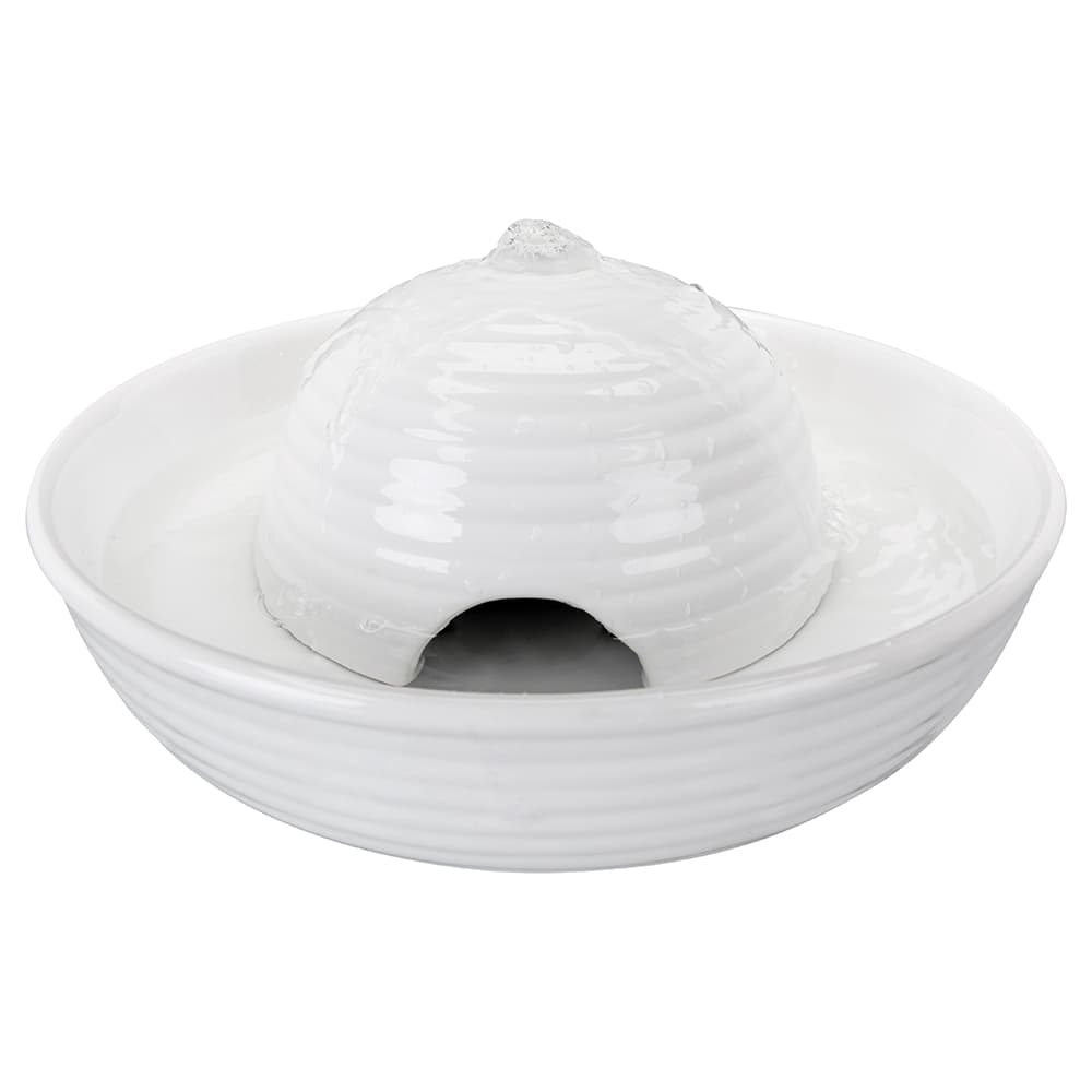 Fonte Trixie Vital Flow em cerâmica - 0,8 l (branca)
