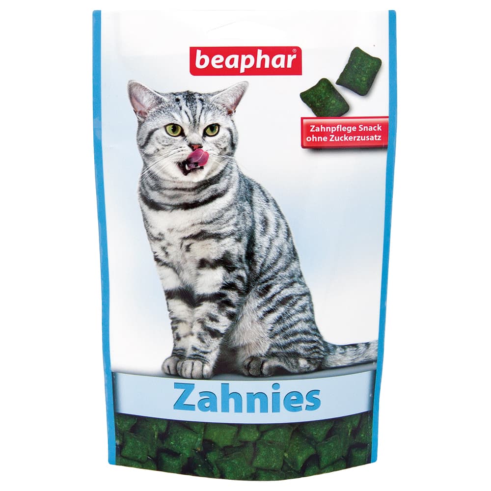 beaphar Dental Bits snacks para gatos - Pack económico: 3 x 150 g