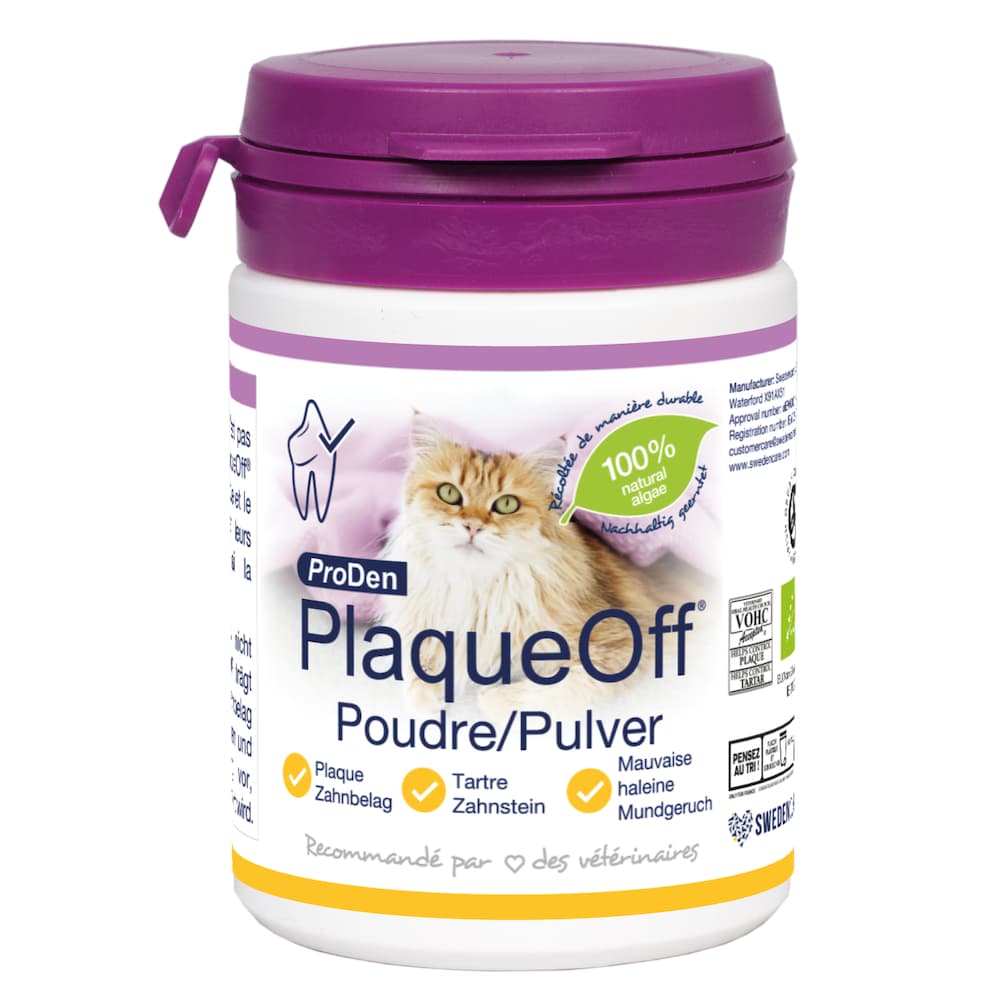 ProDen PlaqueOff cuidados dentários biológicos para gatos - 40 g
