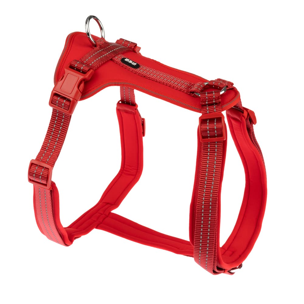 TIAKI Neoprene peitoral vermelho para cães - M: 42 - 74 cm contorno do peito