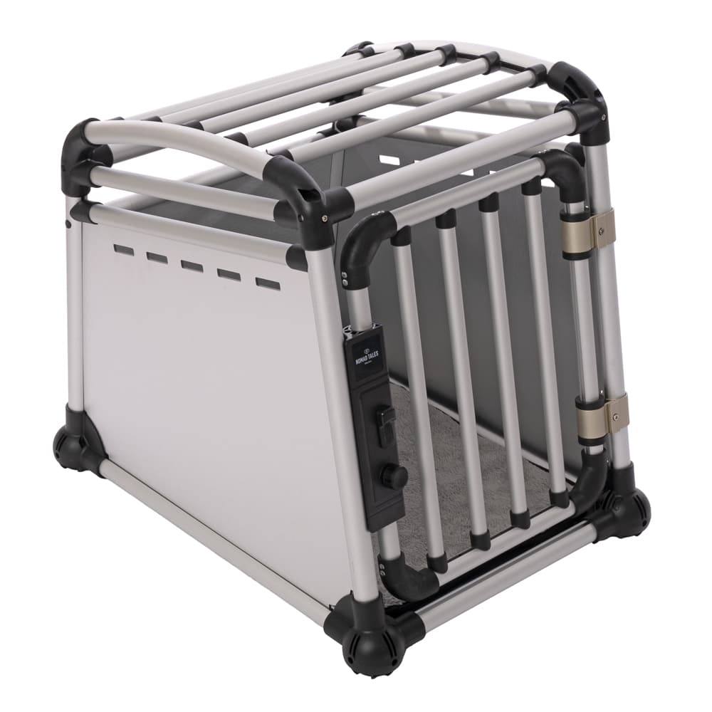 Nomad Tales Spirit em alumínio Ccaixa de transporte para cães  - Tamanho L: L 67,5 x P 92 x A 68 cm