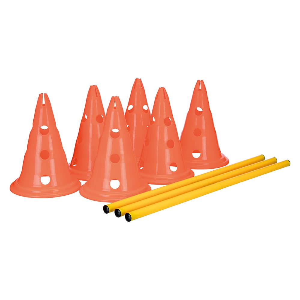 Trixie Dog Activity conjunto de obstáculos (6 cones + 3 barras) - 1 conjunto