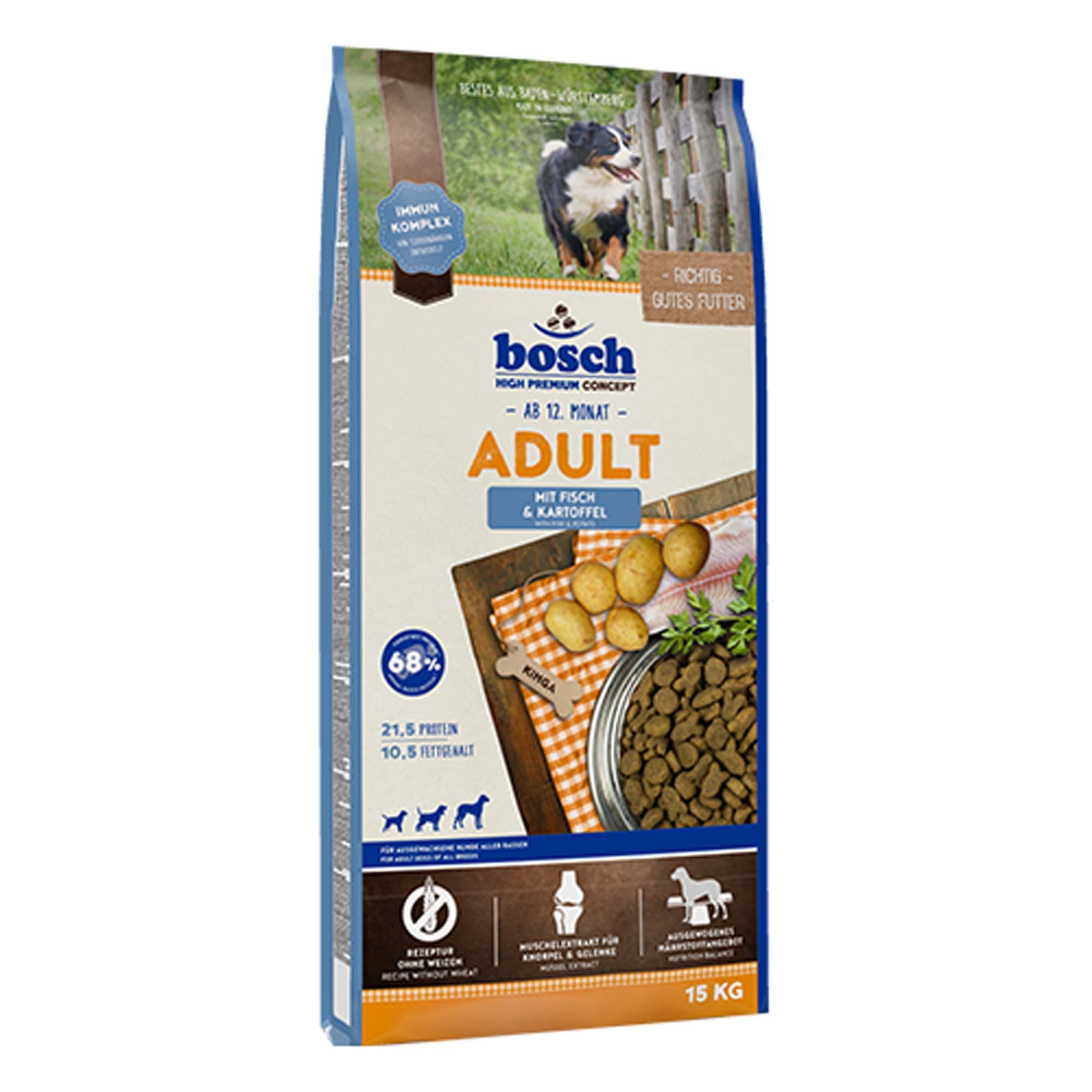 bosch Adult com peixe e batata - 15 kg