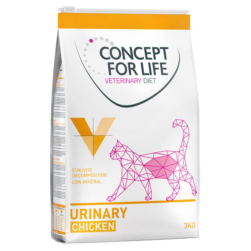 Concept for Life Veterinary Diet Urinary  - Pack económico: 3 x 3 kg