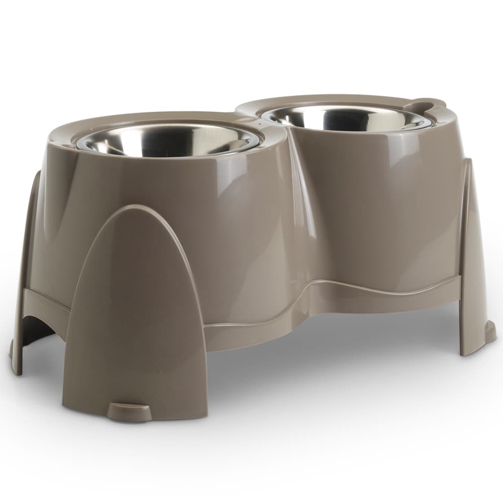 Comedouro alto Savic Ergo Feeder - 2 x 1,5 litros, diâmetro 18,5 cm, altura 28,0 cm