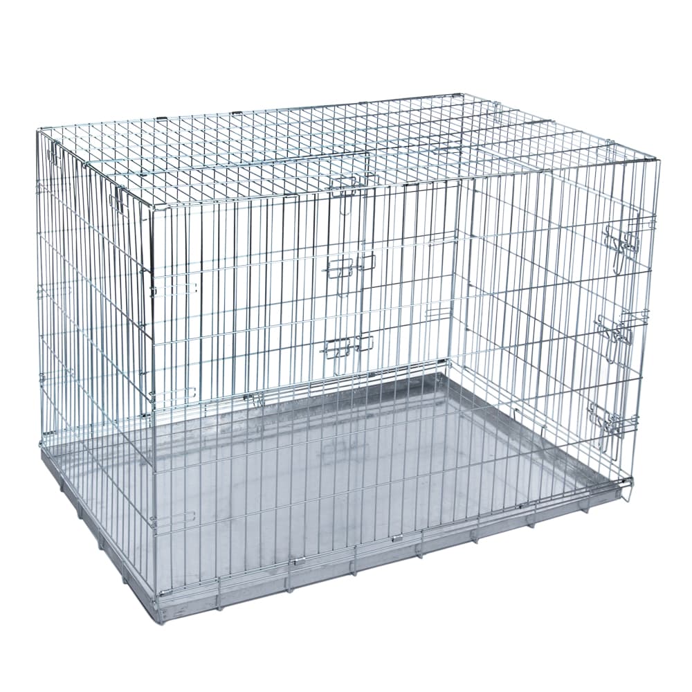 Double Door jaula de interior para cães - Tamanho XXL: L 78 x P 118 x A 84 cm