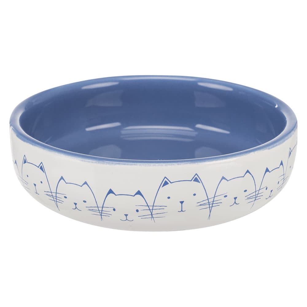 Comedouro de cerâmica Trixie para gatos de focinho achatado - 300 ml, 15 cm de diâmetro