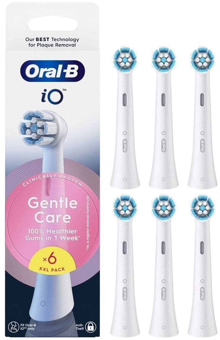 Acessório. Oralb Io Gentle Care Branco 6Ud