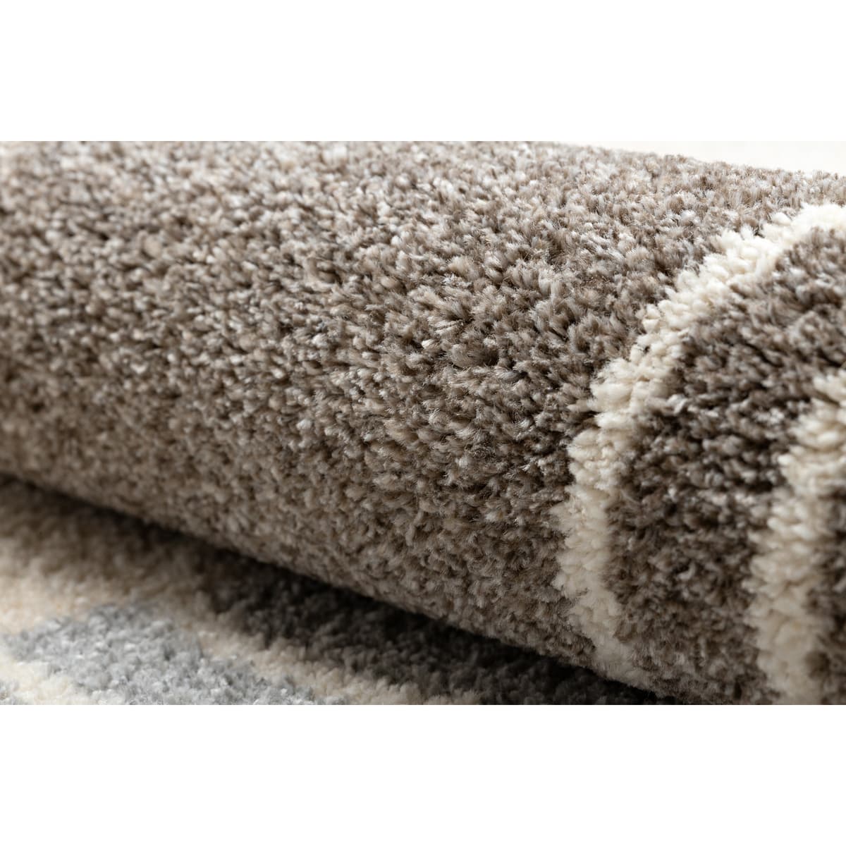 Tapetes Rugsx  Tapete FUSION 0810 bege / castanho - 120x170 cm