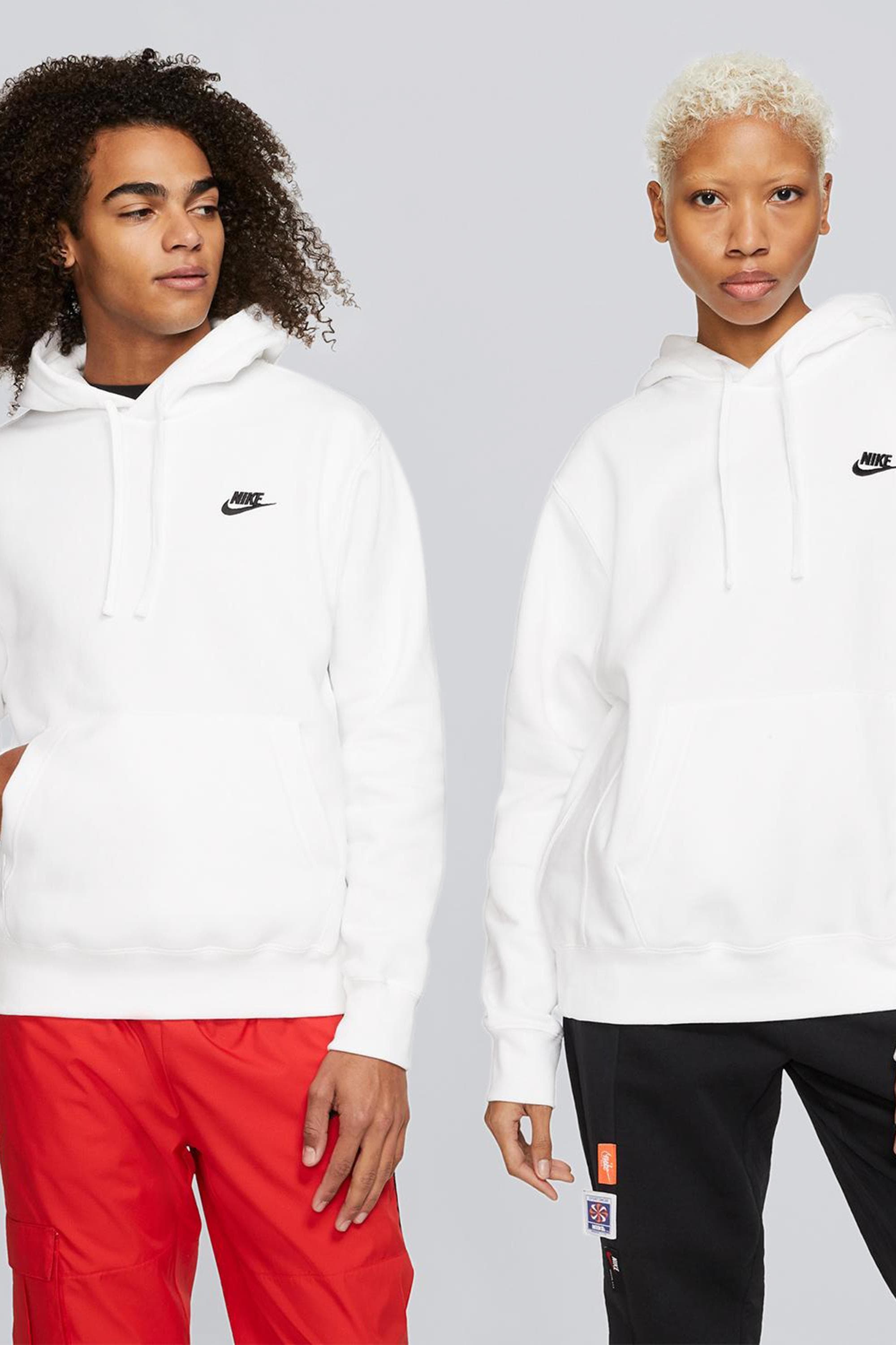 Sweatshirt Nike Club - Branco - Sweatshirt Capuz Homem tamanho XL