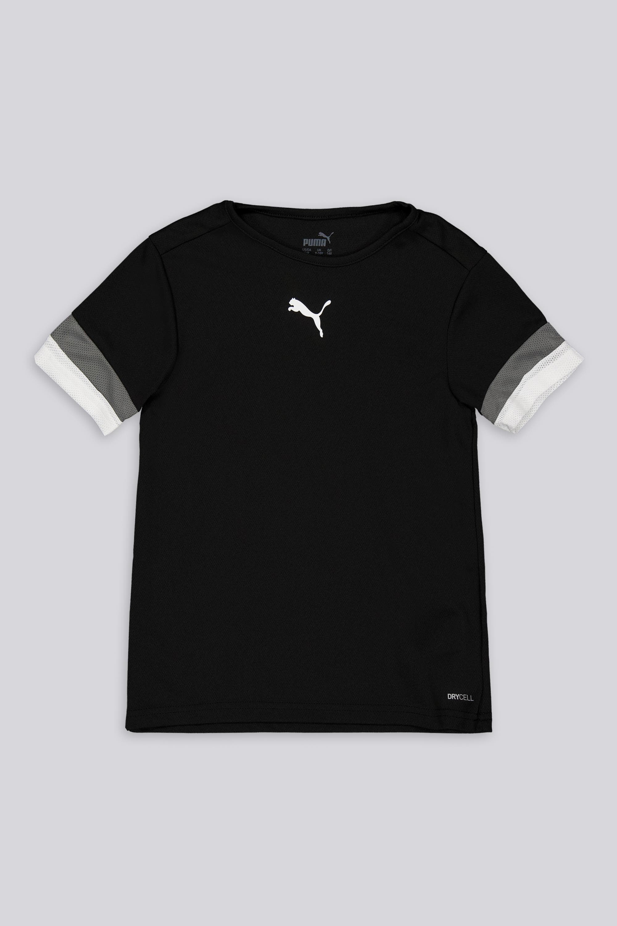 Puma Team Rise - Preto - T-shirt Futebol Rapaz tamanho 10