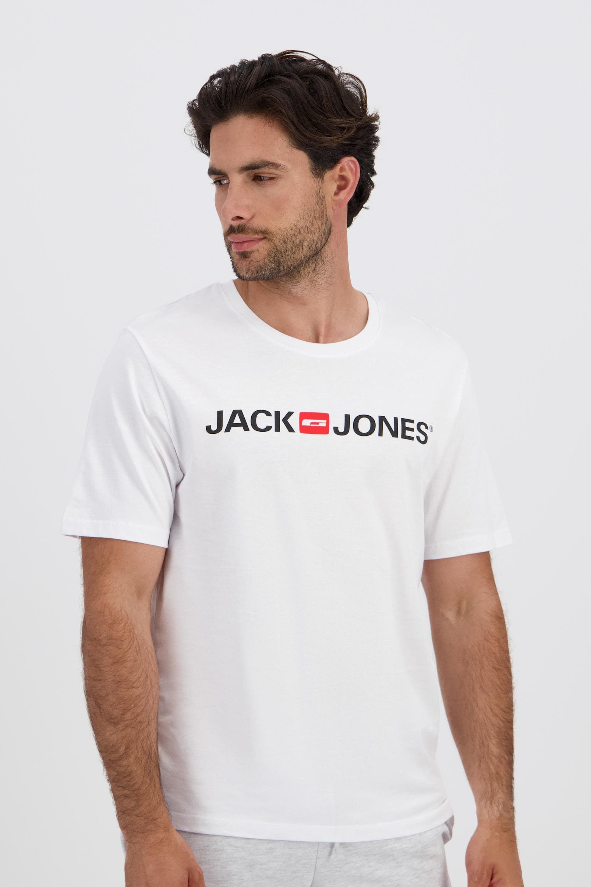 T-shirt Jack&Jones Core SS - Branco - T-shirt Homem tamanho L