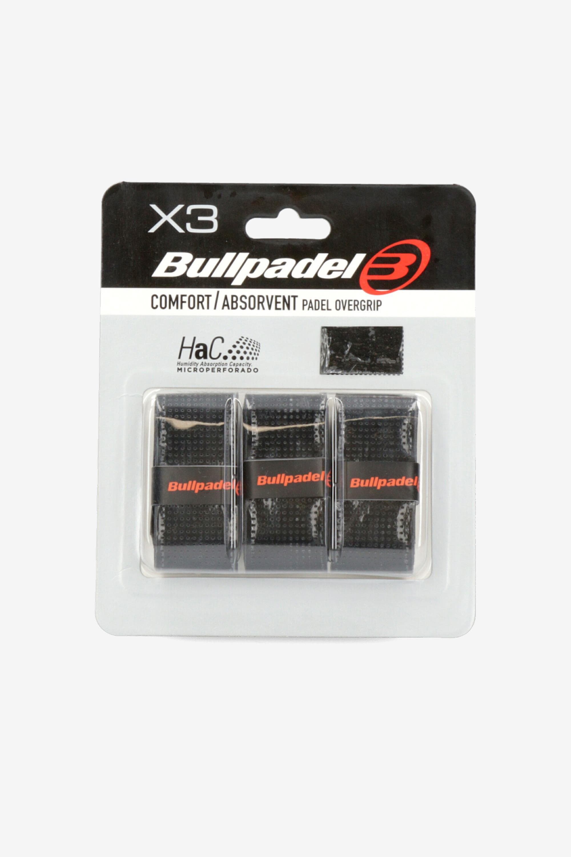 Bullpadel Pk3 - Preto - Overgrip Padel tamanho T.U.