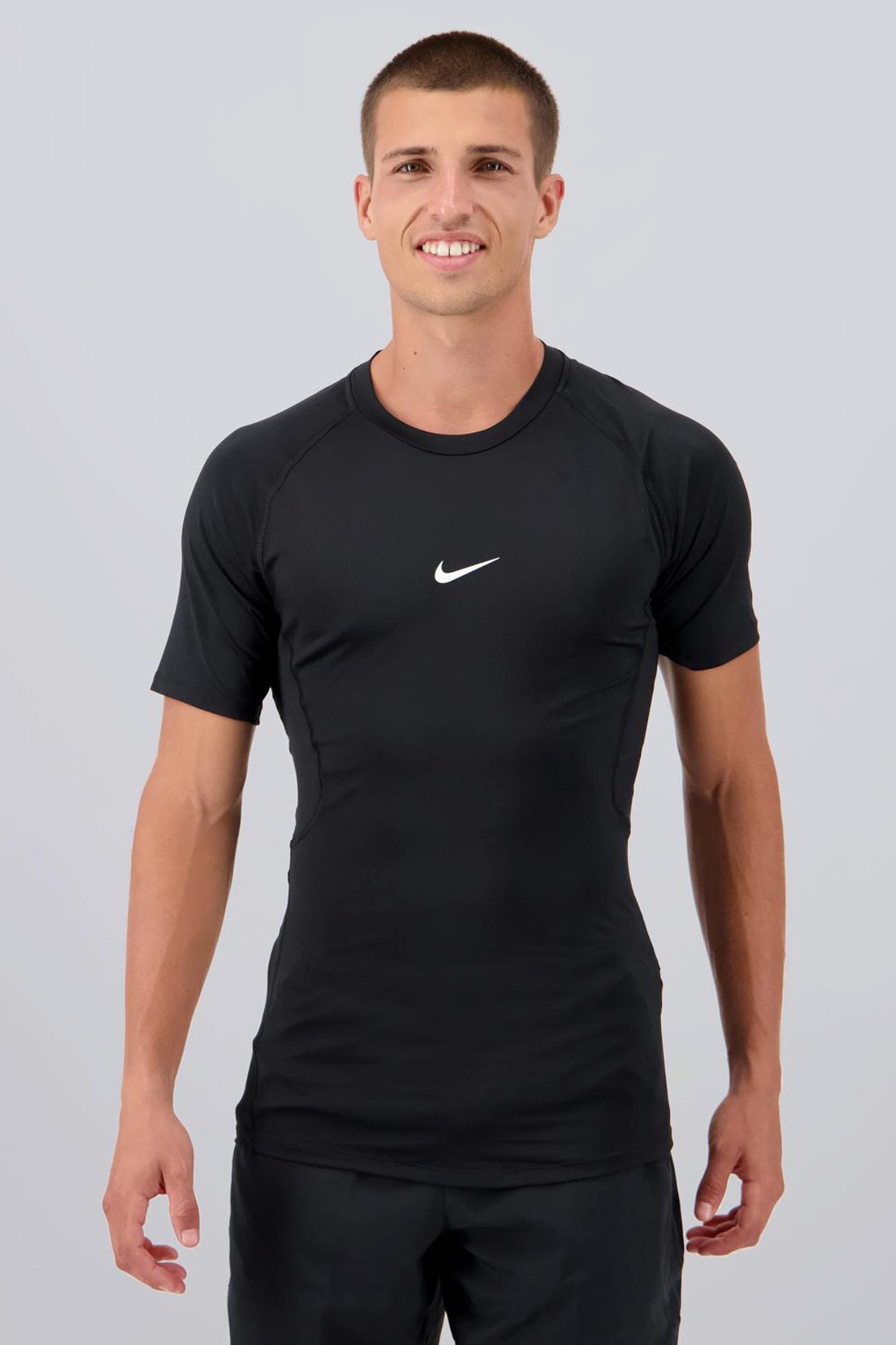T-shirt Nike - Preto - Camisola Compressão Runnning Homem tamanho XL
