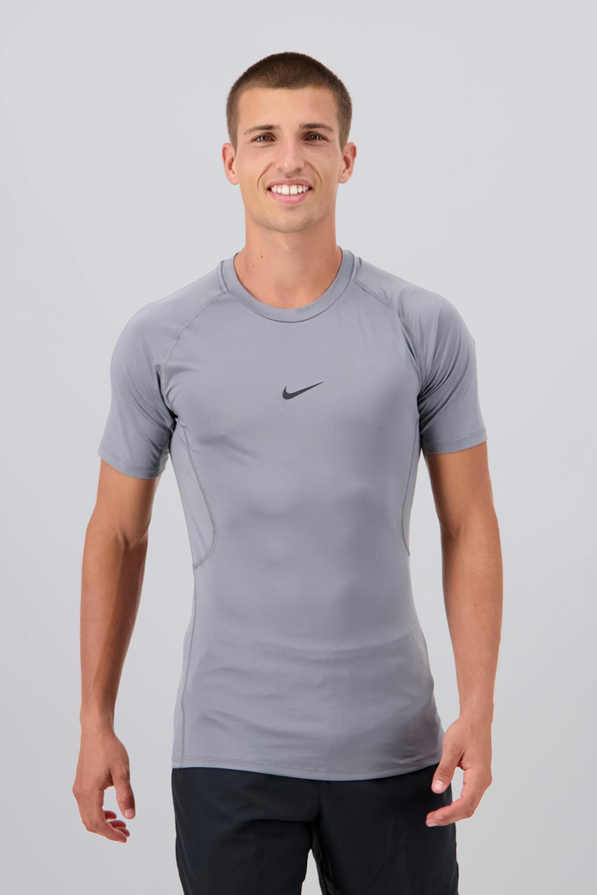 T-shirt Nike - Cinza - Camisola Compressão Runnning Homem tamanho S