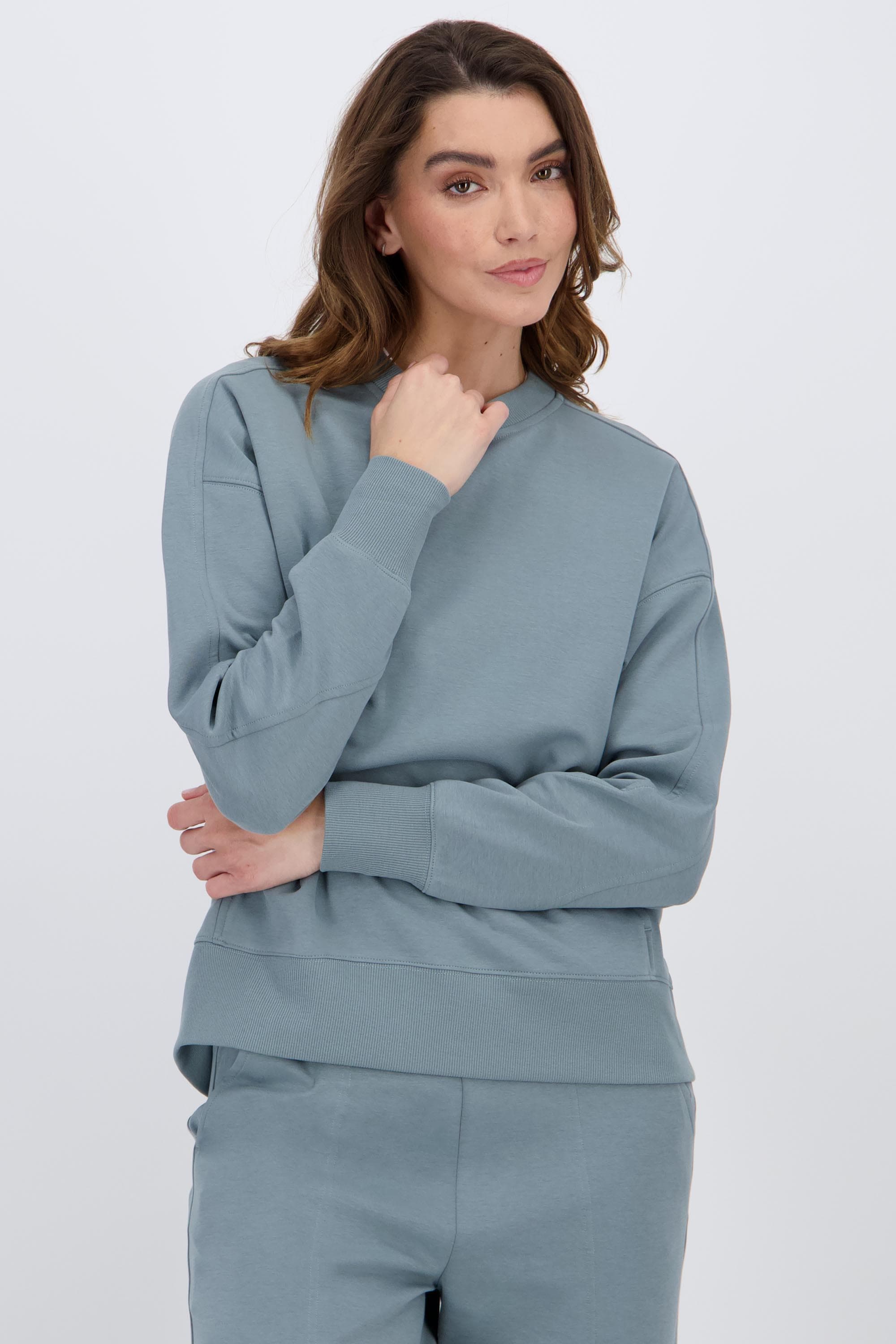Sweat Oversize Silver - Cinza - Sweat Mulher tamanho XS