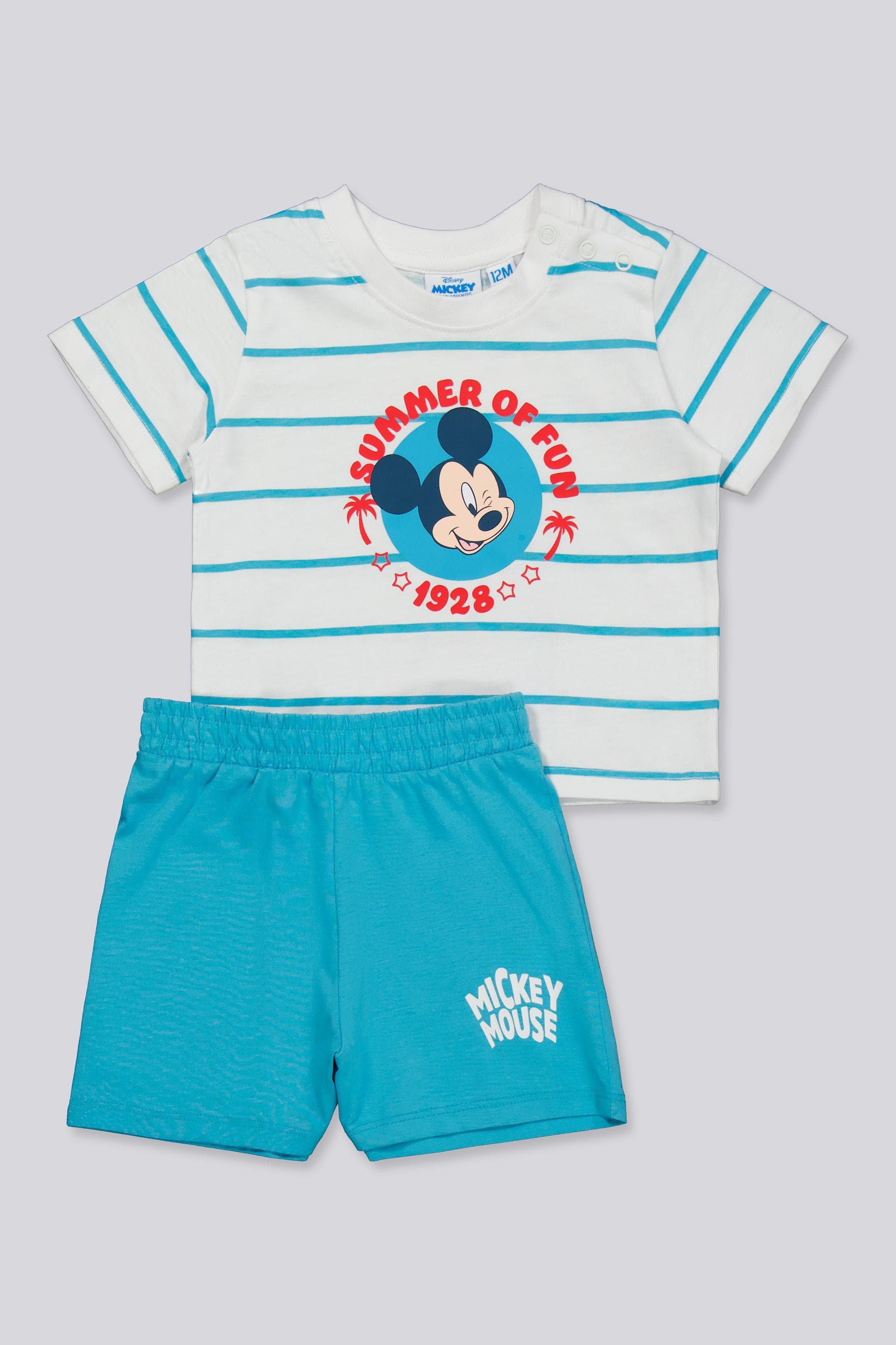 Conjunto Mickey - Branco - Conjunto Bebé Disney tamanho 9M