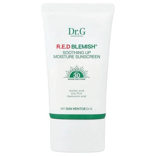 Dr. G, R.E.D Blemish®, Soothing Up Moisture Sunscreen, SPF 30, 1.69 fl oz (50 ml)