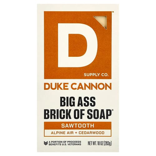 Duke Cannon Supply Co., Big Brick Of Bar Soap®, Sawtooth, 10 oz (283 g)