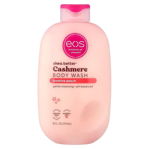 EOS, Shea Butter™, Cashmere Body Wash, Jasmine Peach, 16 fl oz (473 ml