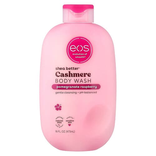 EOS, Shea Butter™, Cashmere Body Wash, Pomegranate Raspberry, 16 fl oz (473 ml