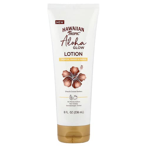 Hawaiian Tropic, Aloha Glow Lotion, Tropical Mango & Papaya, 8 fl oz (236 ml)