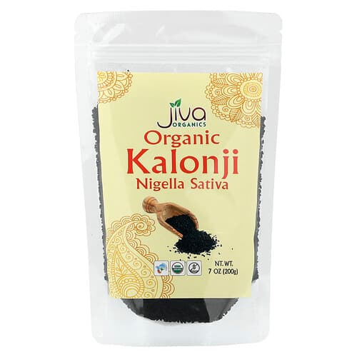 Jiva Organics, Organic Kalonji, Nigella Sativa, 7 oz (200 g)