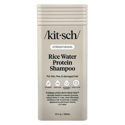 Kitsch, Strengthening Rice Water Protein Shampoo, 12 fl oz (355 ml)