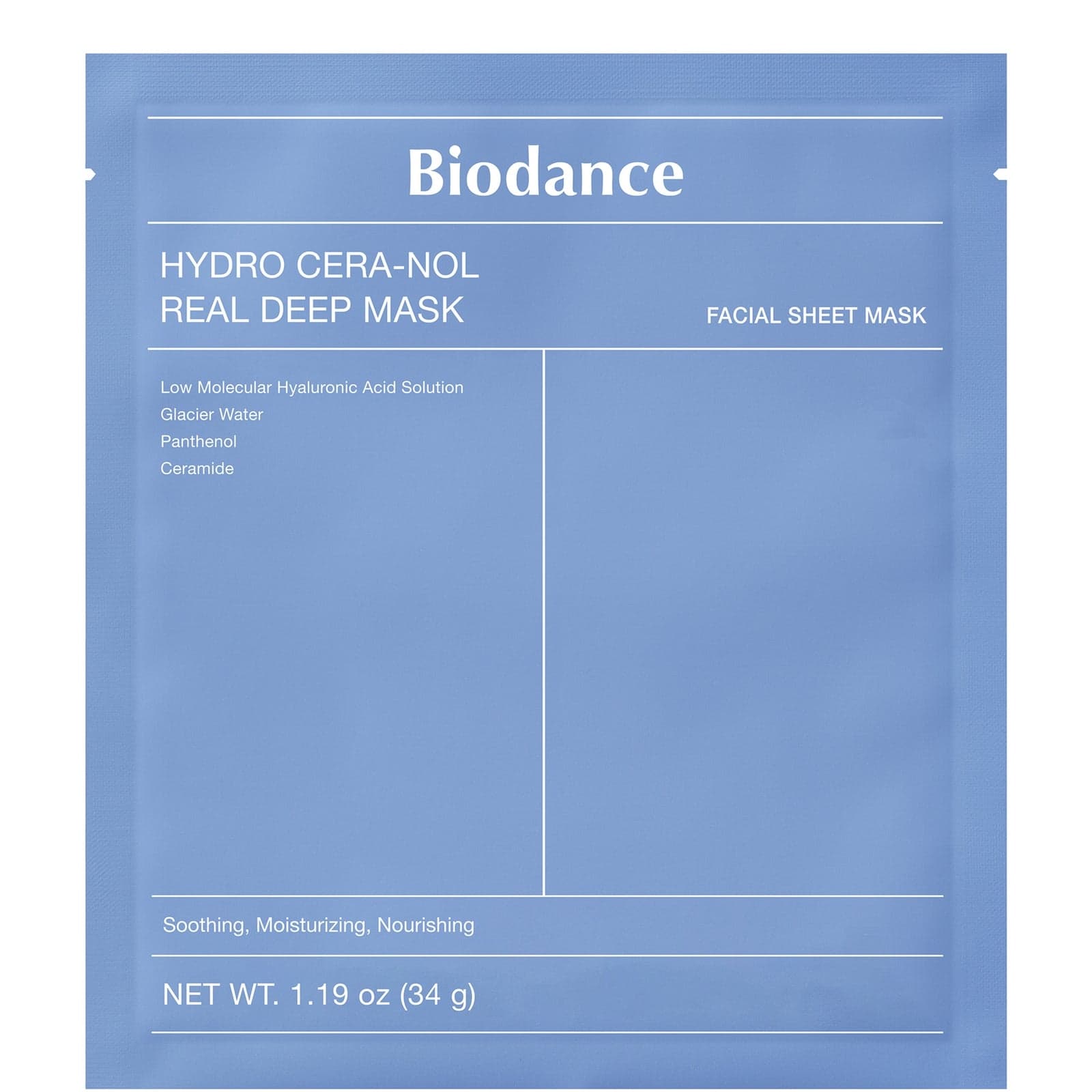 Biodance Hydro Cera-nol Real Deep Mask (4 Pack)