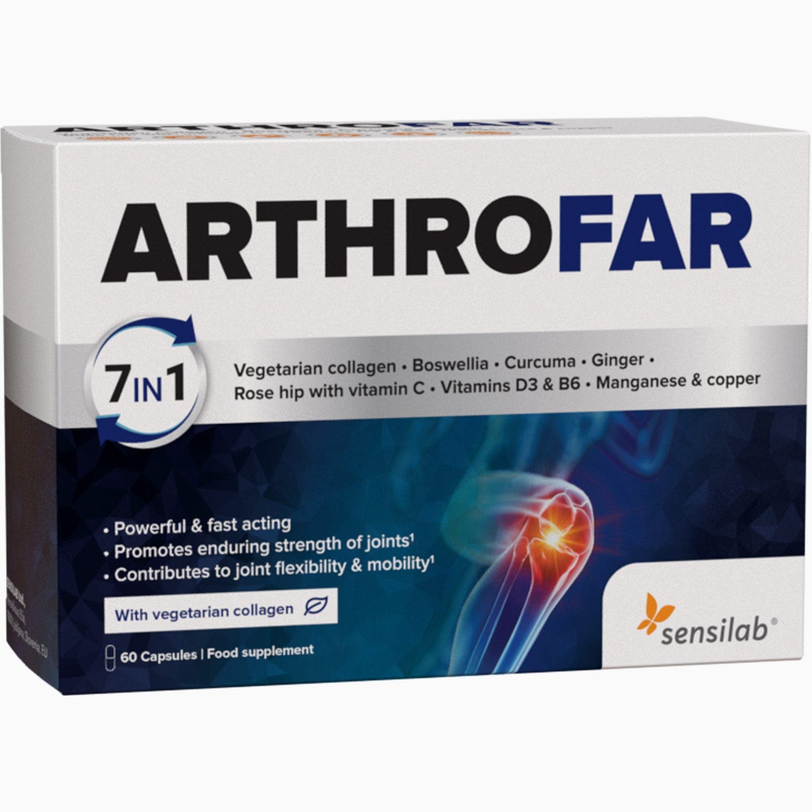 ArthroFar - com Colagénio e Glucosamina (Ovomet®)