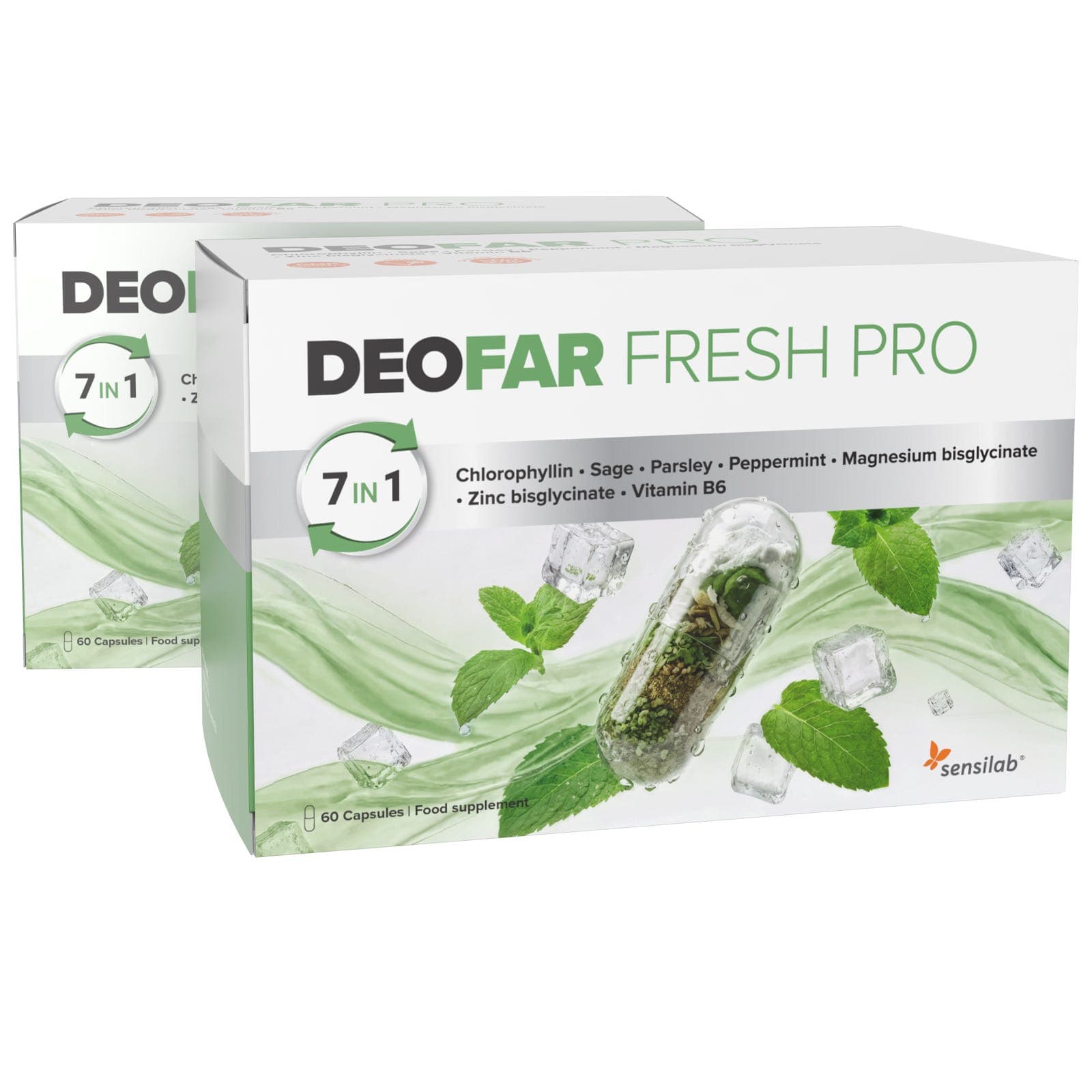 DeoFAR FRESH PRO – Cápsulas bloqueadoras de suor 2 unid.