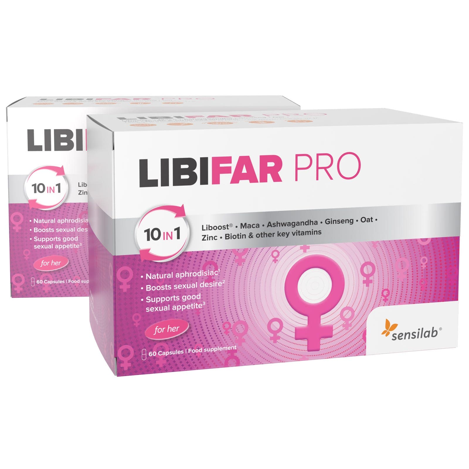 LibiFAR PRO - estimulante da libido, aumenta a libido feminina instantaneamente: 2 caixas