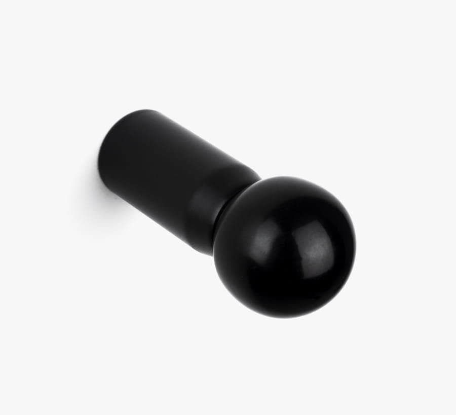 Botão Circe Metal Preto para Móveis