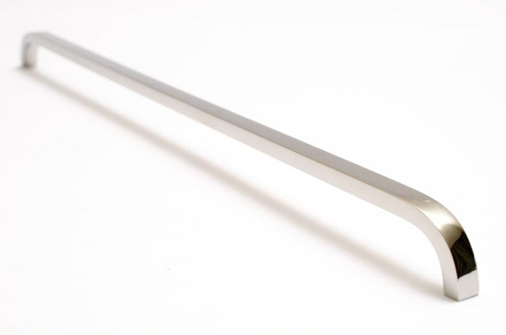 Puxador para móveis Slim 432 Silver Polished Steel