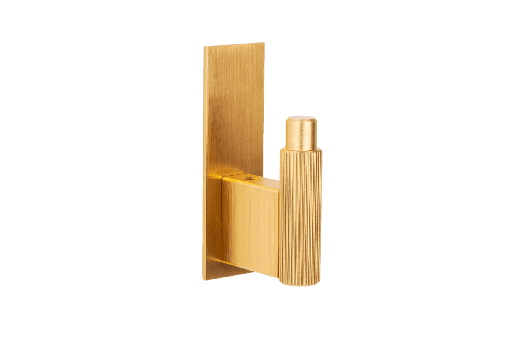 Cabide de parede com arruela Arpa Plate Aluminium Gold Brushed Dark