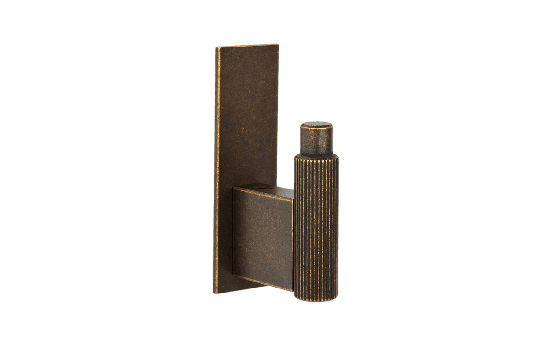 Cabide de parede com arruela Arpa Plate Aluminium Rustic Gold