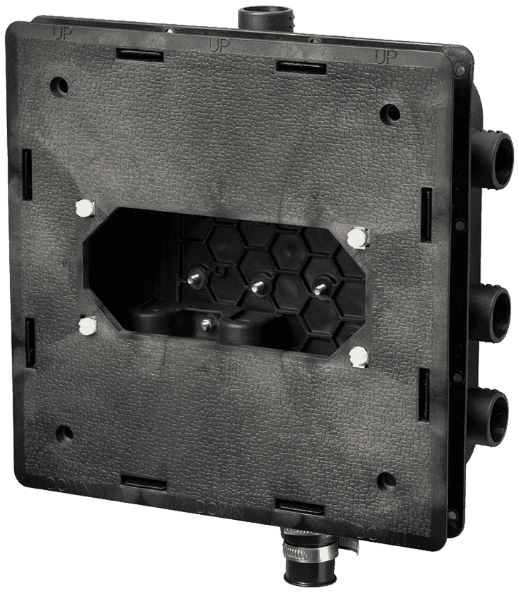 Caixa de montagem para torneira de chuveiro T BOX 2.0 Small ABS