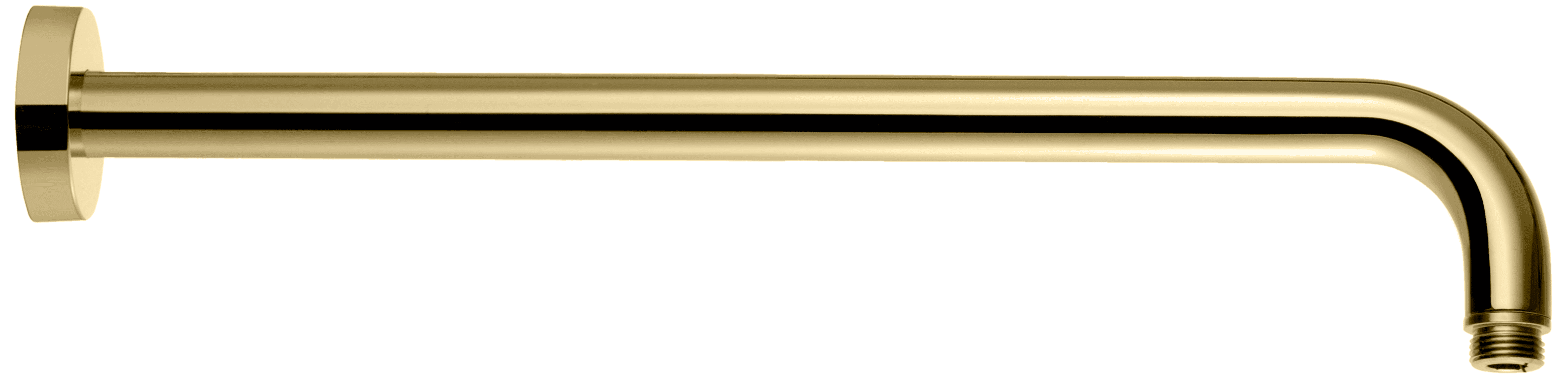 Braço de chuveiro de teto ZSOF034 Honey Gold Brass