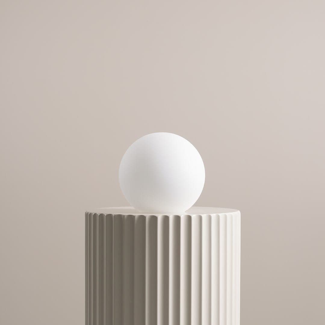 Abajur 20 Branco Fosco