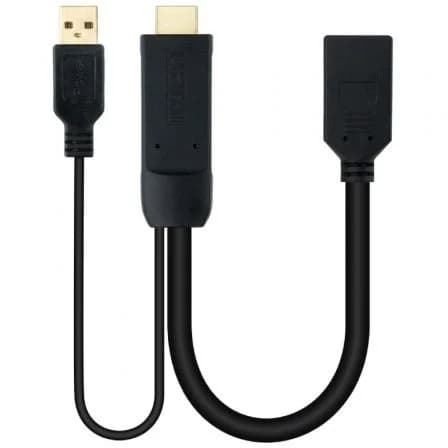 Conversor Nanocable Hdmi 2.0 A Displayport V1.2 Preto