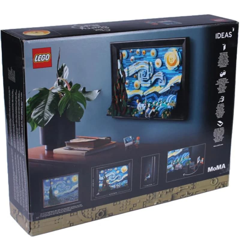 Lego ideas vincent van gogh - noite estrelada (21333)