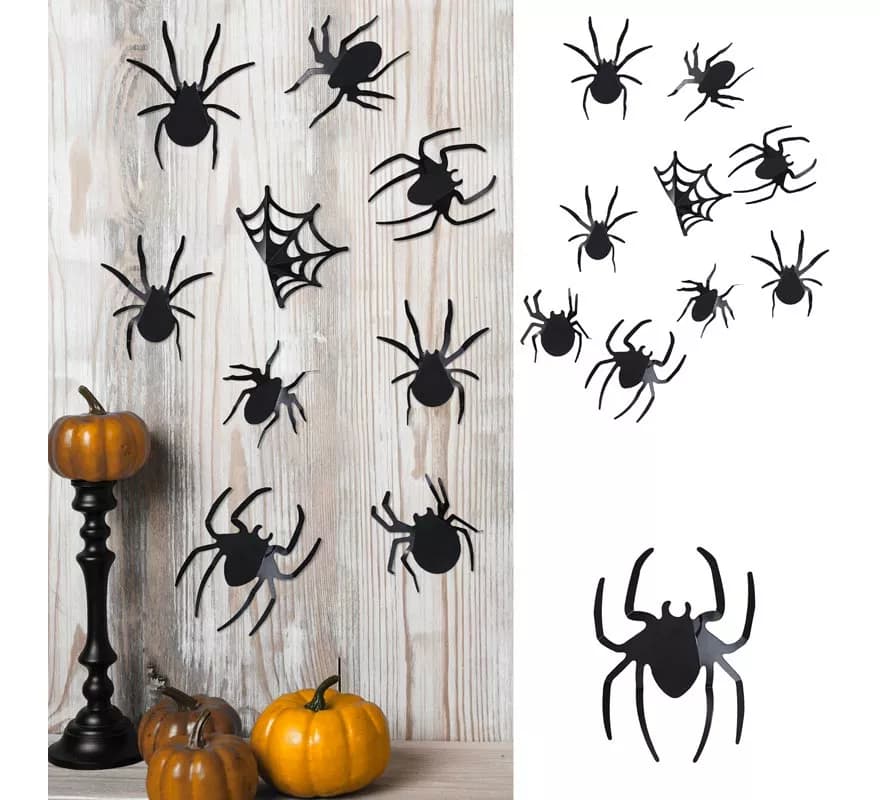 9 silhuetas de aranha